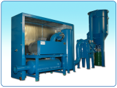 Acoustic chamber in a central vacuum system